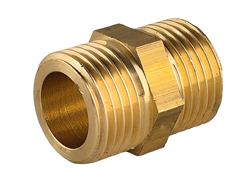 borstnippel 1/2" bsp met extra dikke zitting