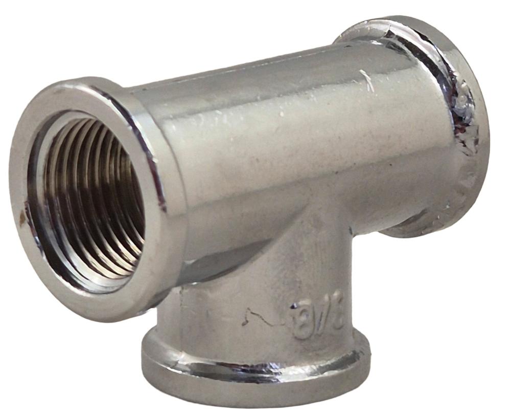 draad t-stuk 3/8" binnendraad