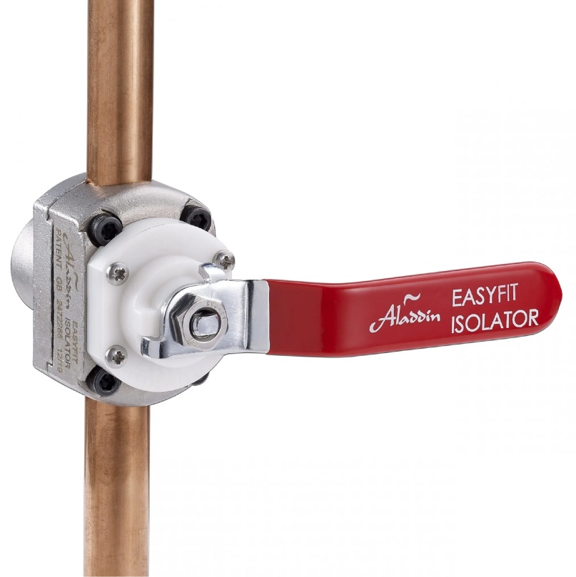 kogelkraan 22 mm (koper)