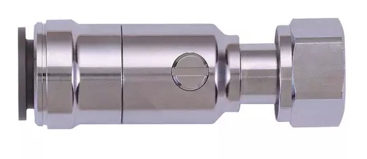 verchroomde kogelkraan 15 mm x 1/2