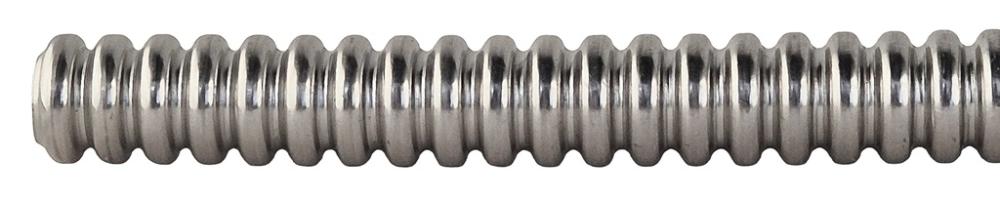 rvs gegolfde buis dn08