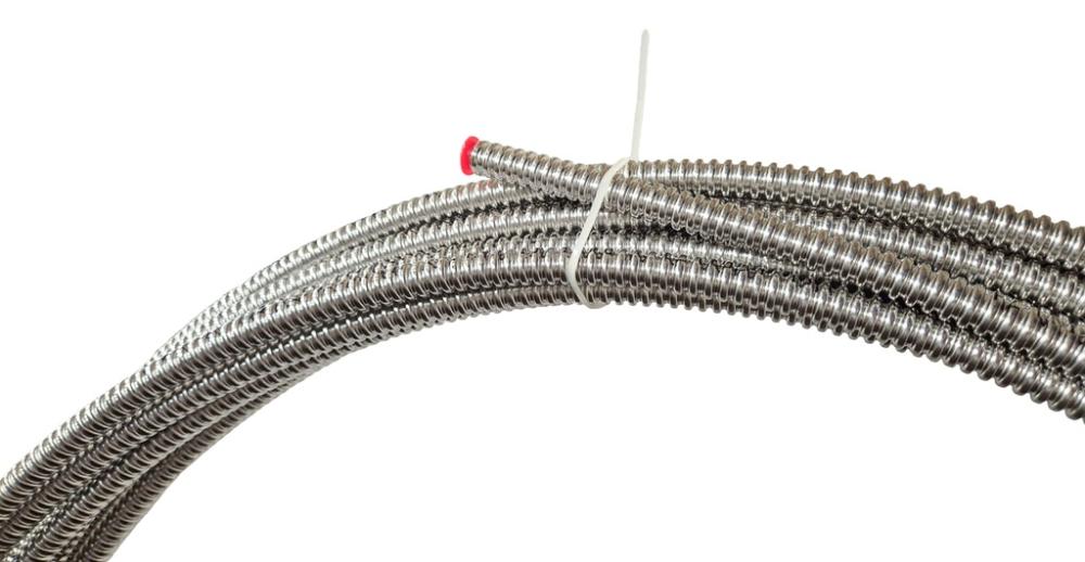 rvs gegolfde buis dn08