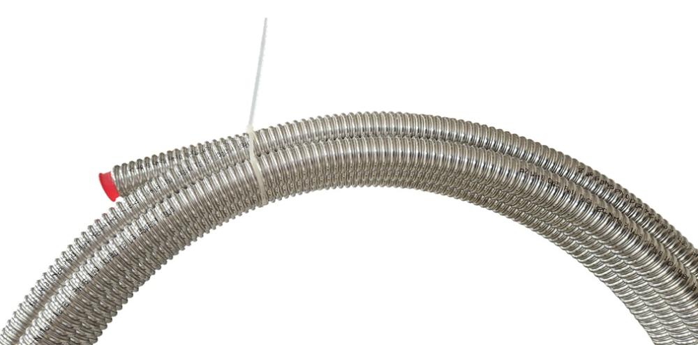 rvs gegolfde buis dn25