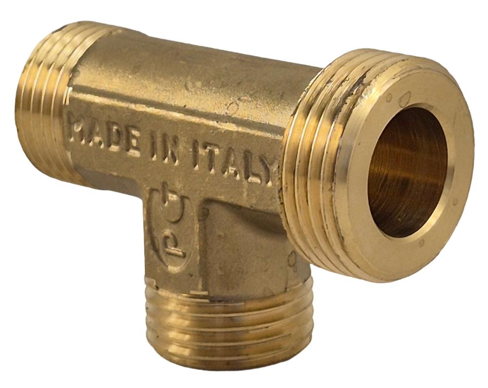 draad t-stuk 3/4" x 1/2" x 1/2" bsp